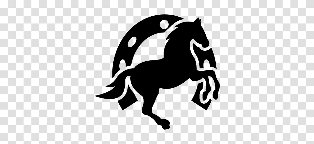 Dancing Horse And Horseshoe Background Free Vectors Logos, Gray, World Of Warcraft Transparent Png