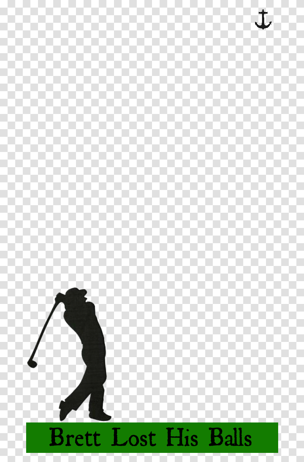 Dancing Hot Dog Golfer Silhouette, Person, People, Sport Transparent Png