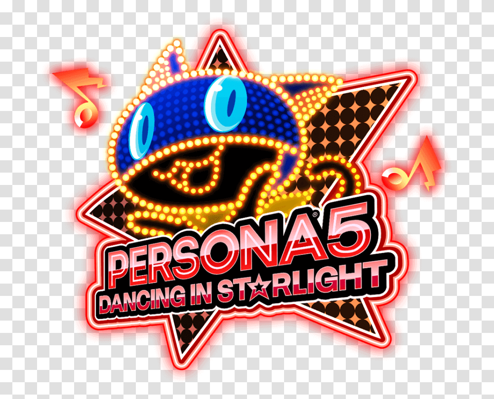 Dancing In Starlight Persona 5 Dancing Star Night Logo, Neon, Lighting, Symbol, Trademark Transparent Png