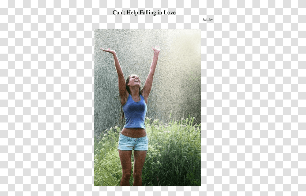 Dancing In Summer Rain, Shorts, Person, Female Transparent Png