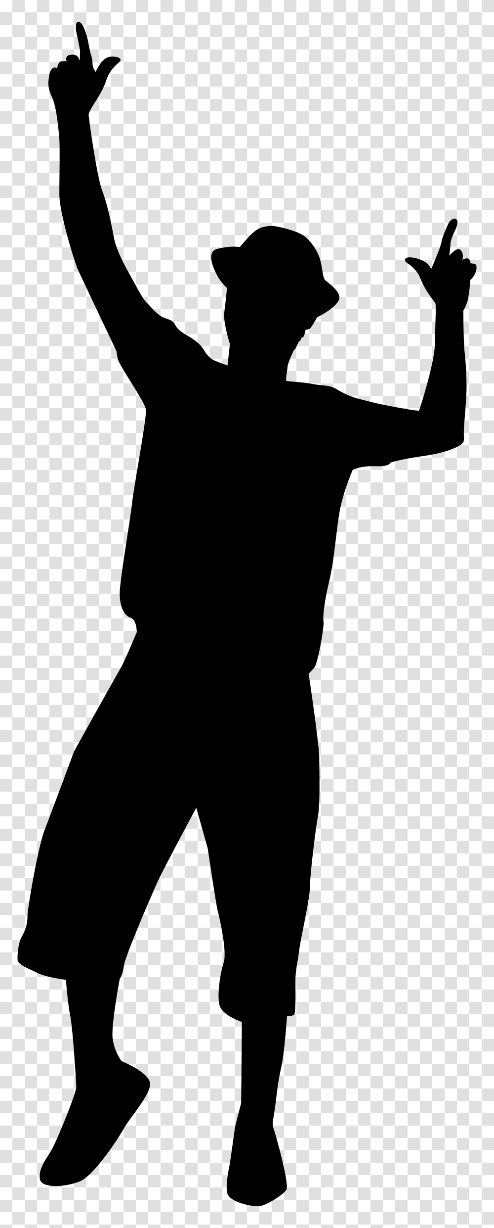 Dancing Man Silhouette Clip Art, Logo, Trademark Transparent Png