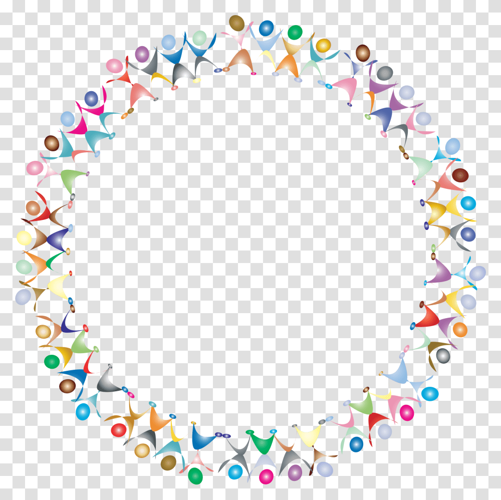 Dancing People Circle People In A Circle, Accessories, Accessory, Bracelet, Jewelry Transparent Png