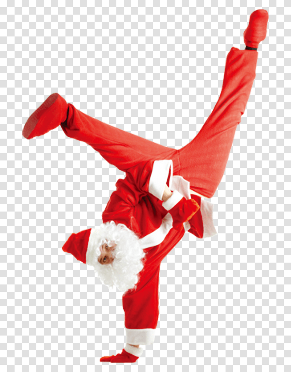 Dancing Santa Claus Santa Claus Break Dance, Person, Human, Judo, Martial Arts Transparent Png