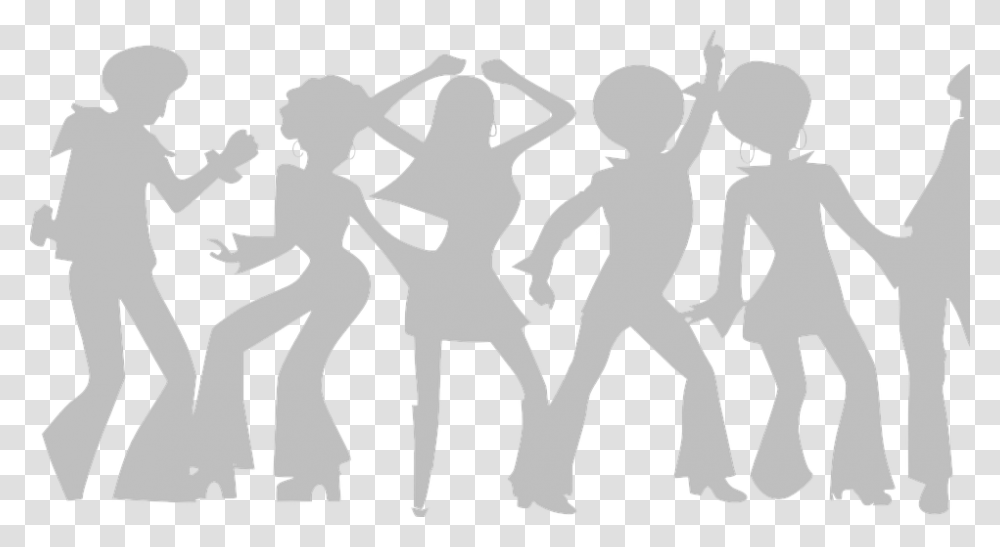 Dancing Sihlouettes Clip Art African American Line Dancing, Person, Human, Crowd, People Transparent Png