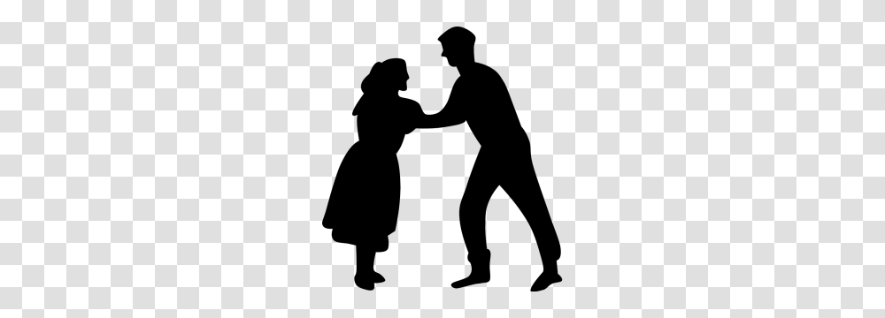 Dancing Silhouette Clipart Free Clipart, Person, Hand, People, Duel Transparent Png