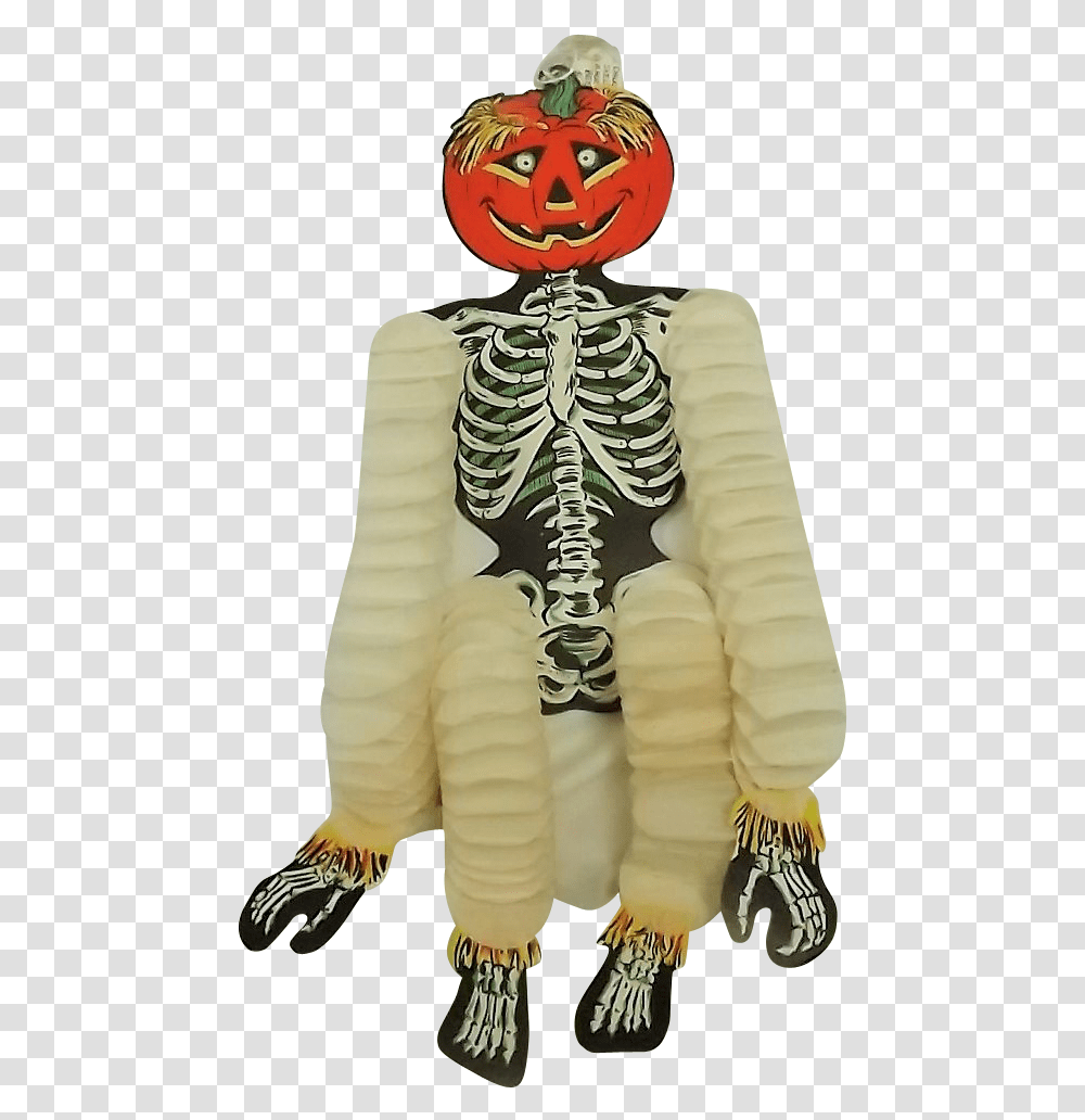 Dancing Skeleton With Jack O Lantern Halloween, Person, Human, Clothing, Apparel Transparent Png