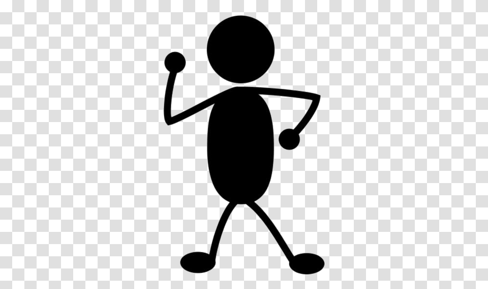 Dancing Stick People Images, Pillow, Cushion, Silhouette, Back Transparent Png