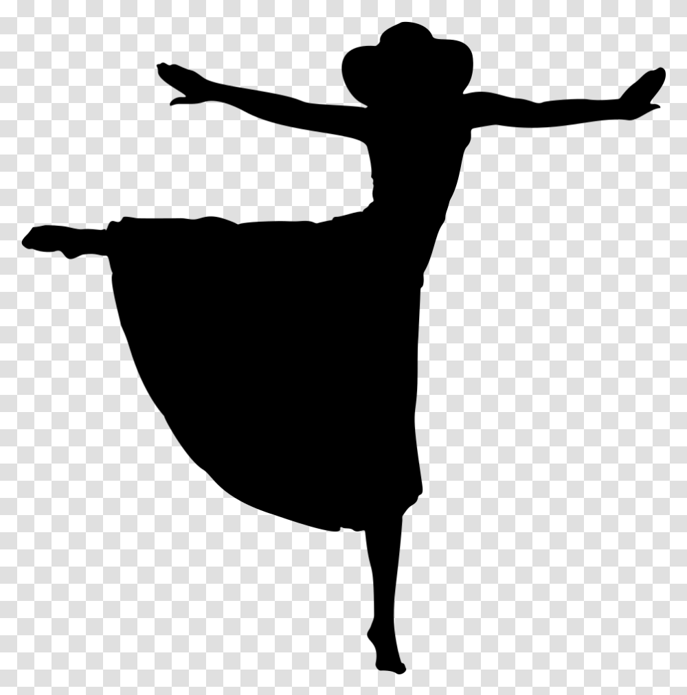 Dancing Woman Silhouette Clipart, Gray, World Of Warcraft Transparent Png