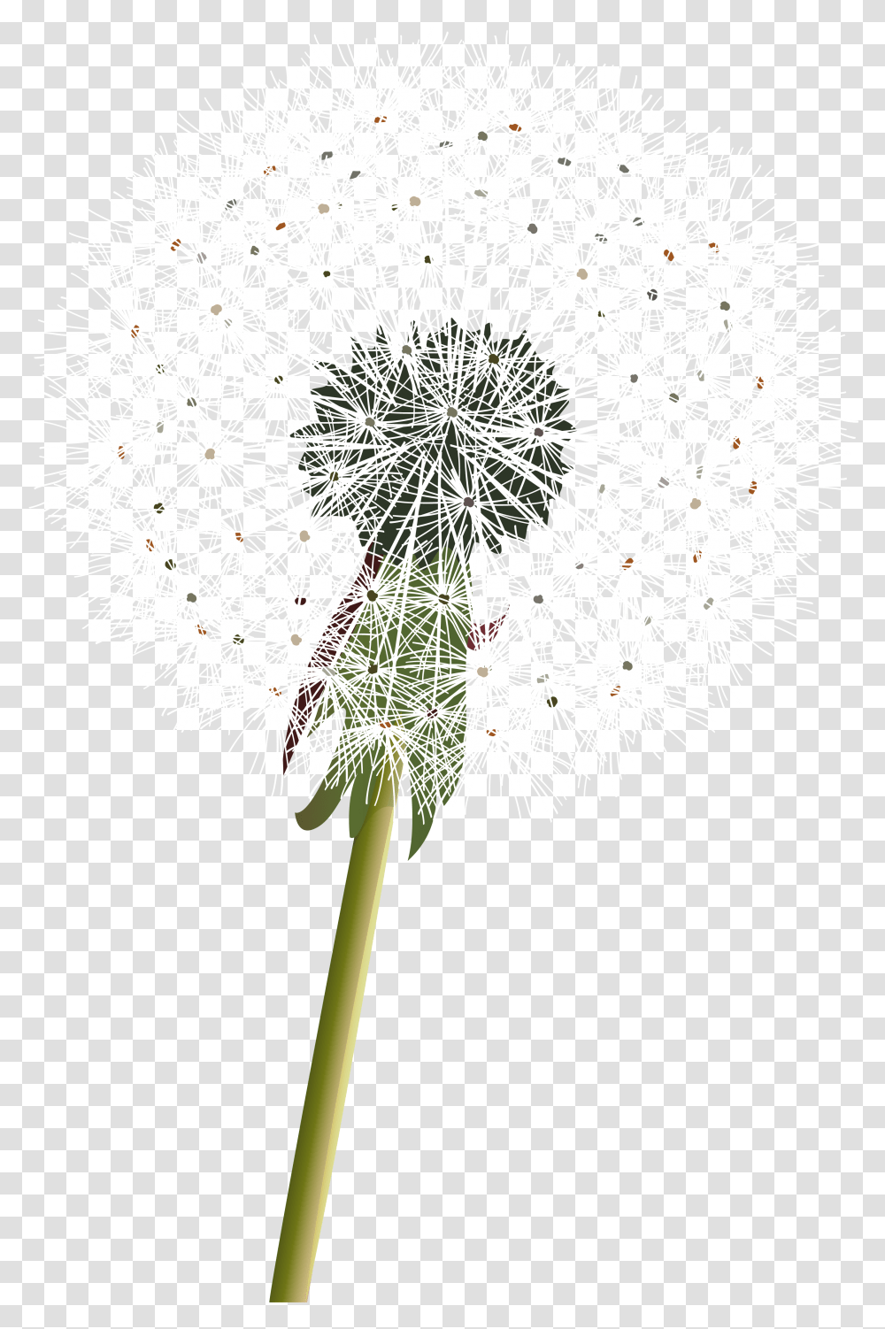 Dandelion Clipart Tumblr Karahindiba Duvar Kad, Plant, Flower, Blossom Transparent Png