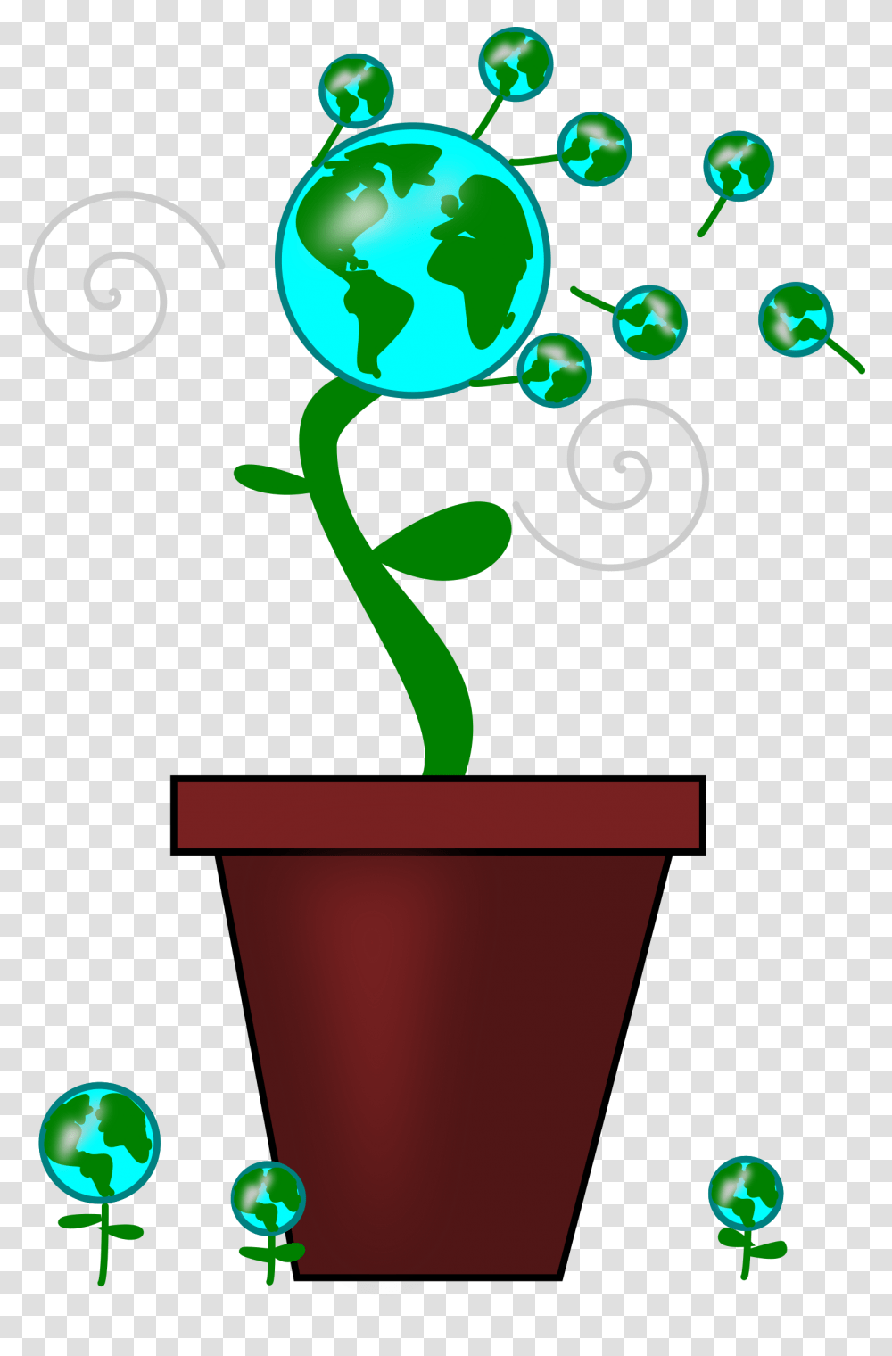 Dandelion Earth Clipart, Astronomy, Green Transparent Png