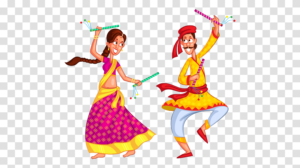 Dandiya, Performer, Person, Human, Dance Pose Transparent Png