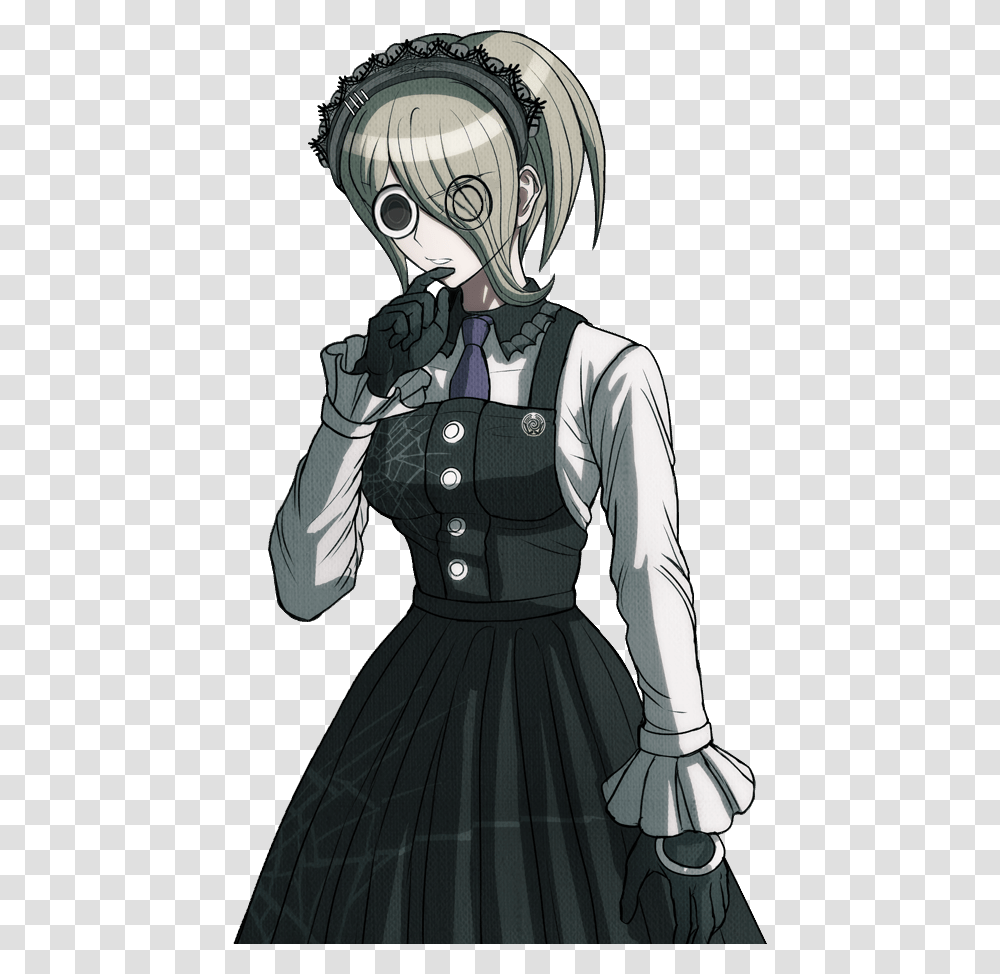 Danganronpa V3 Kirumi Sprites, Person, Manga, Comics, Book Transparent Png