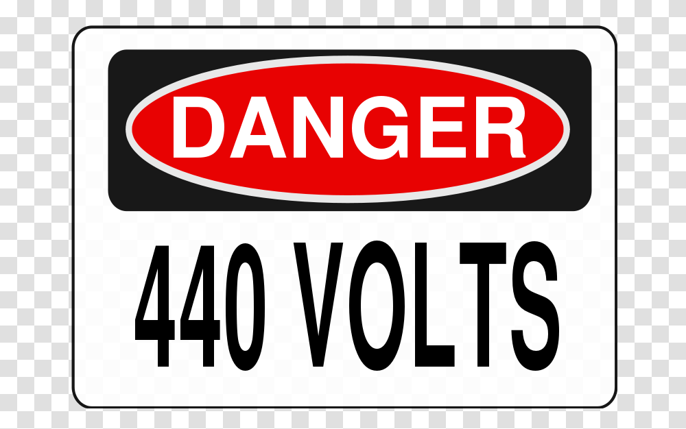 Danger 440 Volts, Technology, Label, Number Transparent Png