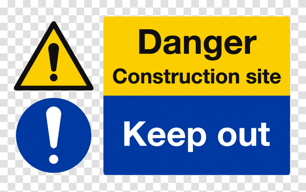 Danger Construction Site Keep Out Sign, Road Sign, Triangle Transparent Png