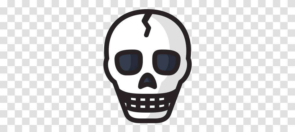Danger Dead Death Halloween Scary Skeleton Skull Icon Halloween Skeleton Head, Light, Lightbulb, Stencil Transparent Png