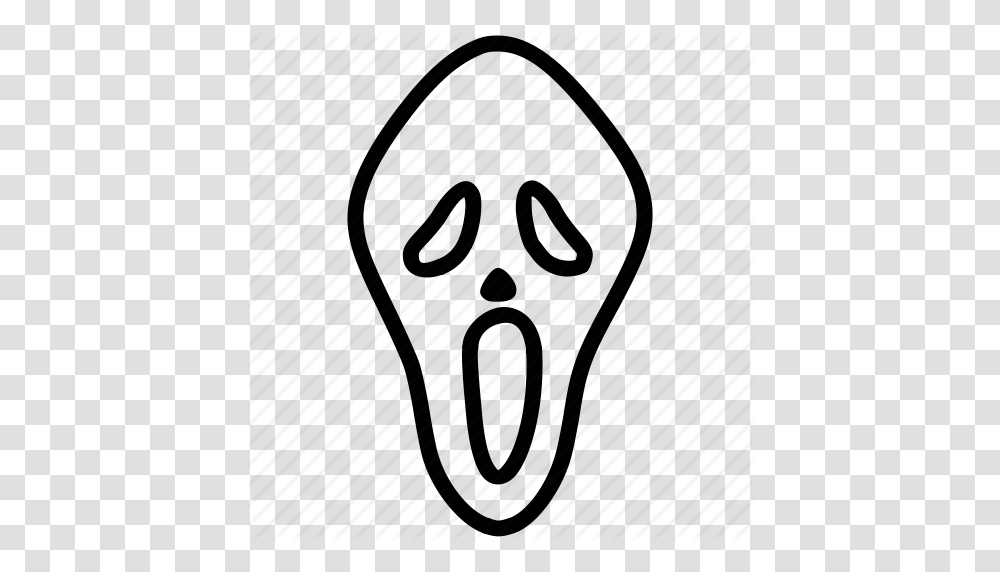 Danger Death Face Film Ghost Halloween Horror Mask Moon, Light, Lightbulb, Stencil Transparent Png