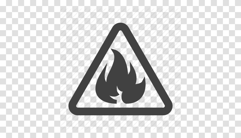 Danger Fire Flame Sign Icon, Triangle, Sundial, Hourglass, Cone Transparent Png