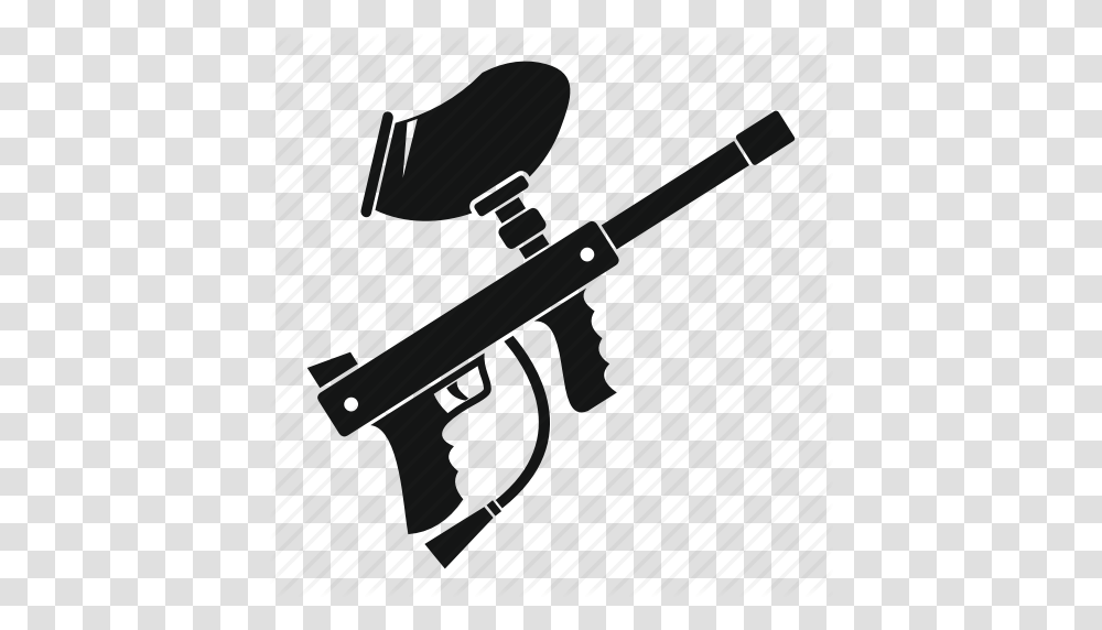 Danger Gun Marker Paint Paintball Rifle Weapon Icon, Weaponry, Piano, Leisure Activities, Musical Instrument Transparent Png