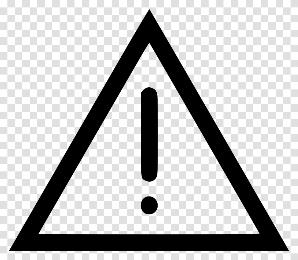 Danger Hazard Clipart Black And White, Triangle, Sign, Road Sign Transparent Png