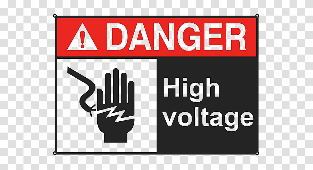 Danger High Voltage Clipart Sign, Hand, Scoreboard, Fist Transparent Png