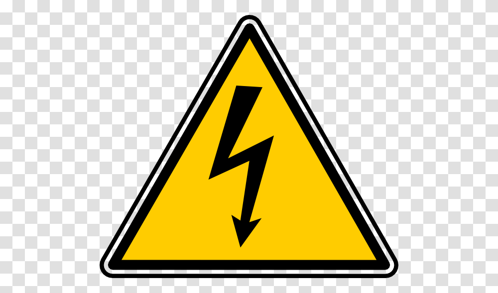 Danger Lectrique Clip Art Free Vector, Road Sign, Triangle Transparent Png