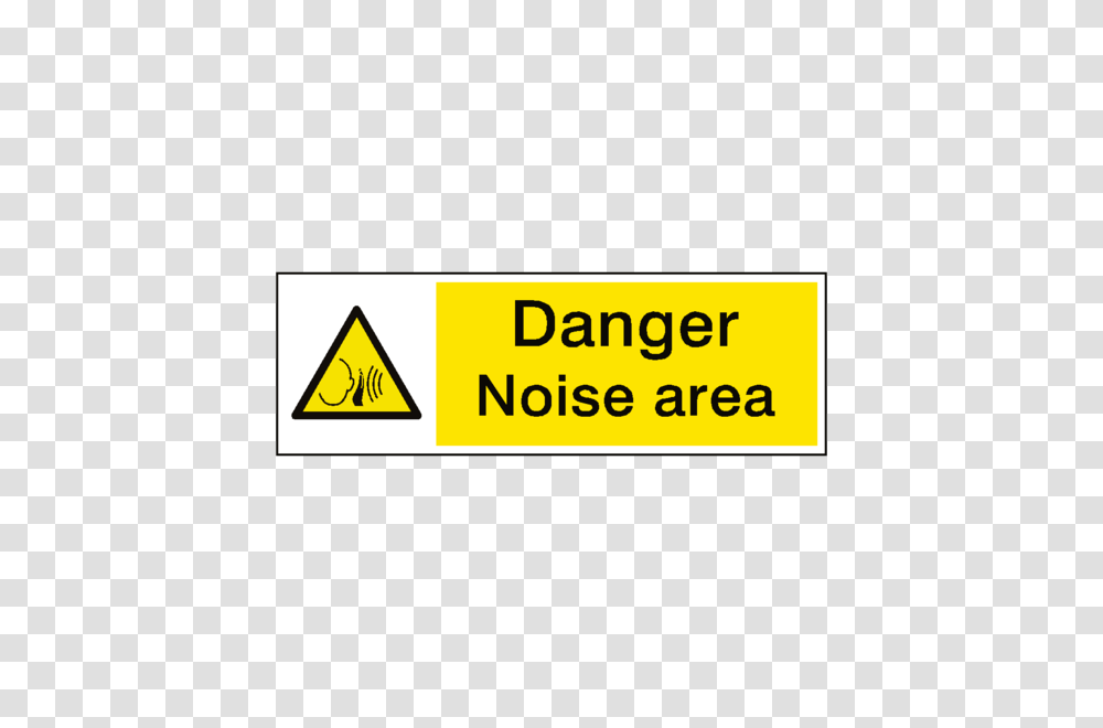 Danger Noise Area Sign Pvc Safety Signs, Logo, Trademark Transparent Png