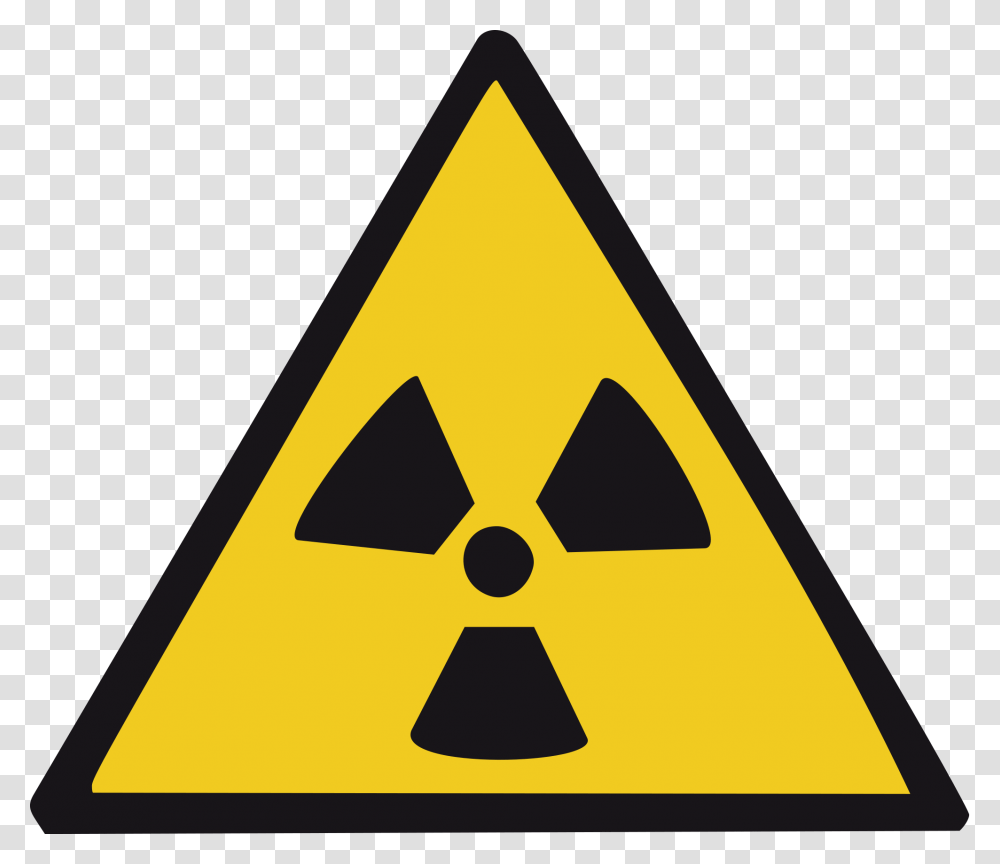 Danger Radiation, Triangle, Sign, Road Sign Transparent Png