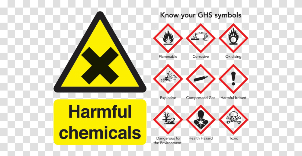 Danger Sign Chemical Signs, Road Sign, Logo, Trademark Transparent Png