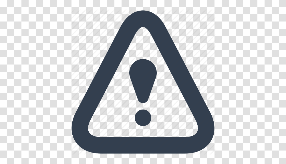 Danger Sign Silhouette Triangle Warning Icon, Lamp Transparent Png