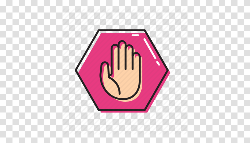 Danger Sign Stop Stop Hand Traffic Stop Icon, Fork, Cutlery, Road Sign Transparent Png