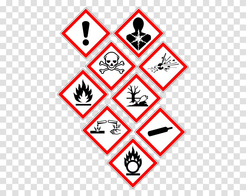 Danger Signs Chemical Hazards, Road Sign, Emblem, Star Symbol Transparent Png