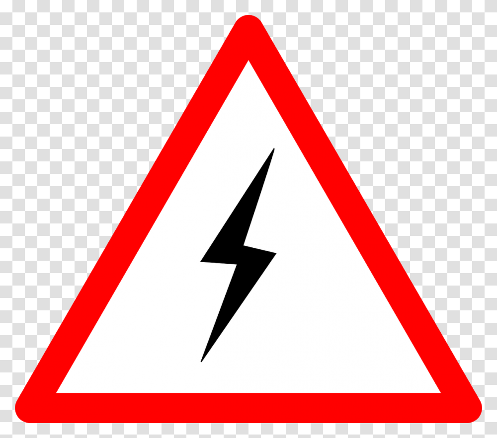 Danger Symbol Colouring Pages Danger Electricity Clipart, Sign, Road Sign, Triangle, Axe Transparent Png