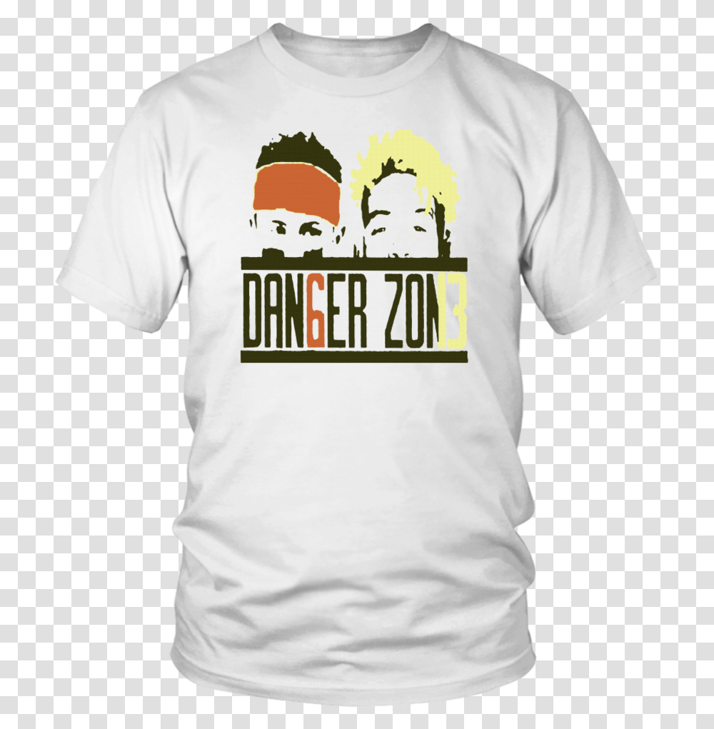 Danger Zone Shirt Dan6er Zon13 Baker Baseball 100 Days Of School, Clothing, Apparel, T-Shirt, Sleeve Transparent Png