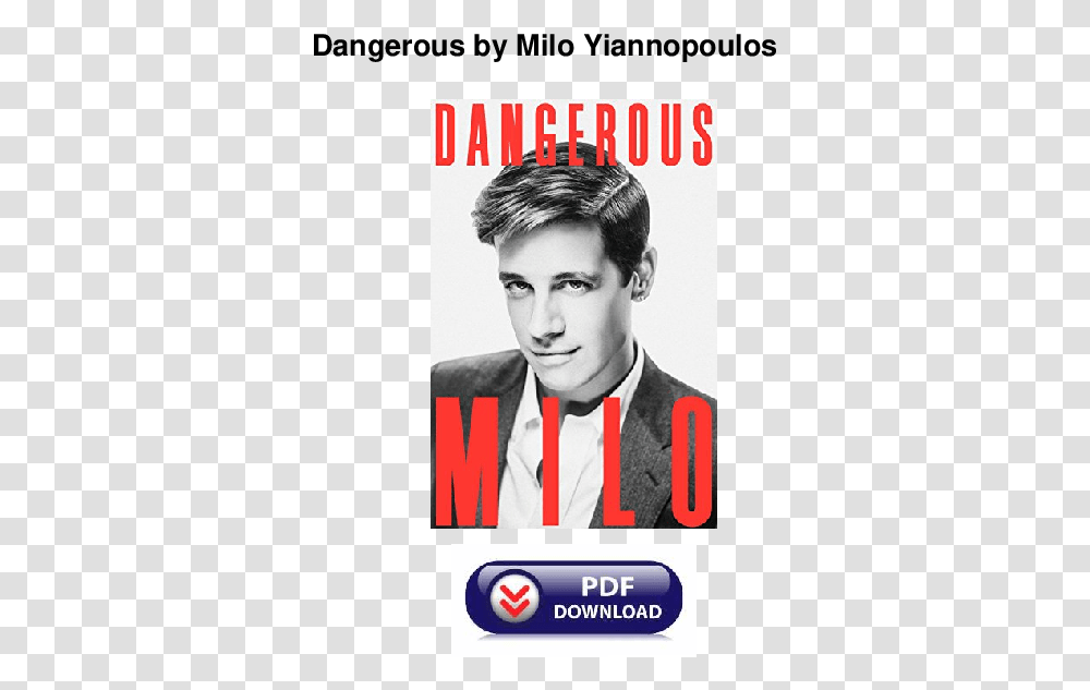 Dangerous By Milo, Person, Human, Advertisement Transparent Png