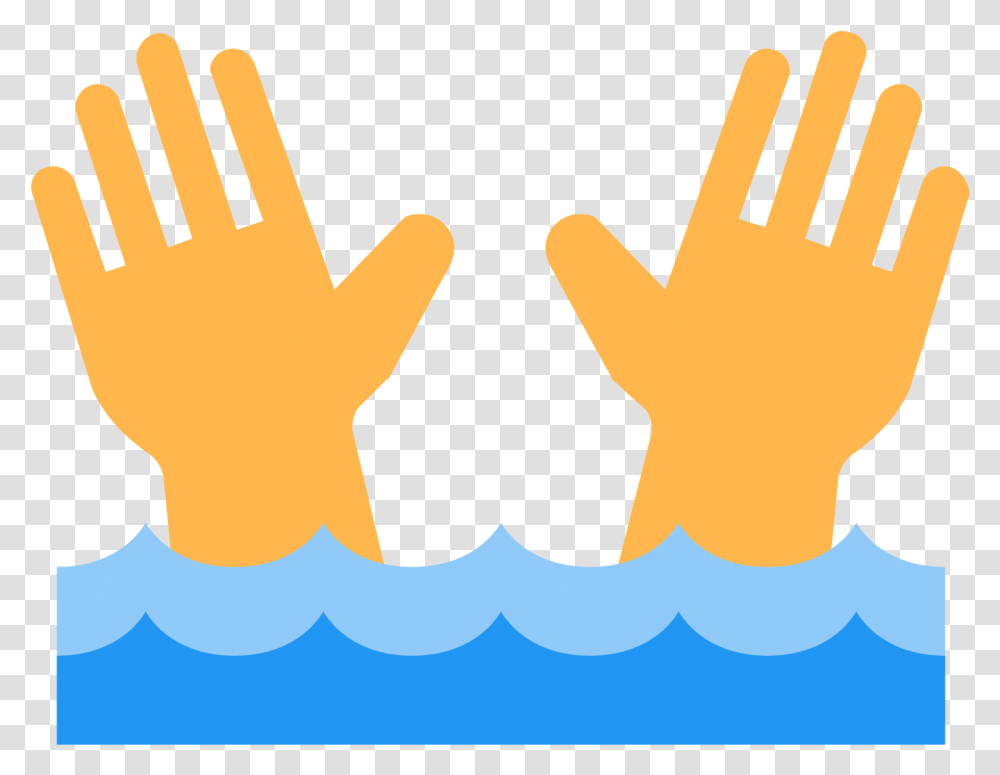 Dangerous Current Icon Person Drowning Icon, Hand, Crowd Transparent Png
