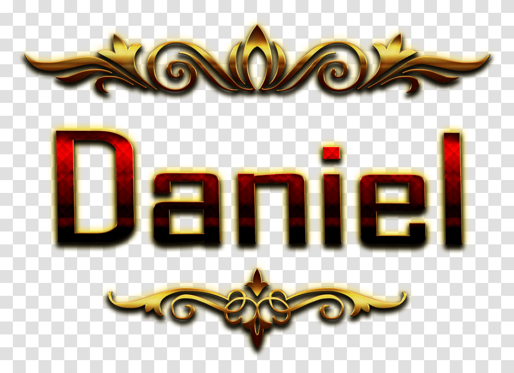 Daniel Decorative Name, Emblem Transparent Png