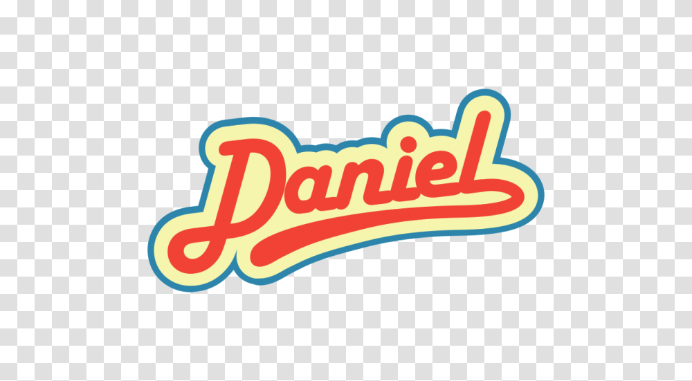 Daniel Retro Name Sign Vector And Free Download, Label, Food, Logo Transparent Png