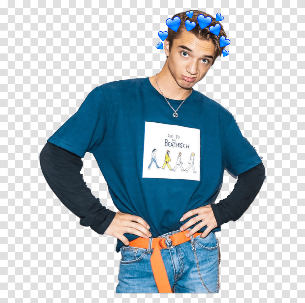 Daniel Seavey In Blue, Apparel, Sleeve, Person Transparent Png
