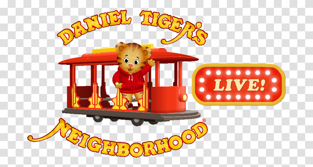 Daniel Tiger Trolly, Label, Circus, Leisure Activities Transparent Png
