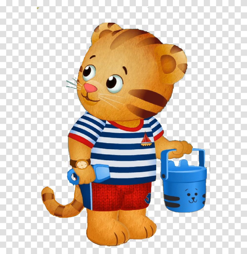 Daniel Tiger With Beach Clothes, Toy, Doll, Photography, Elf Transparent Png