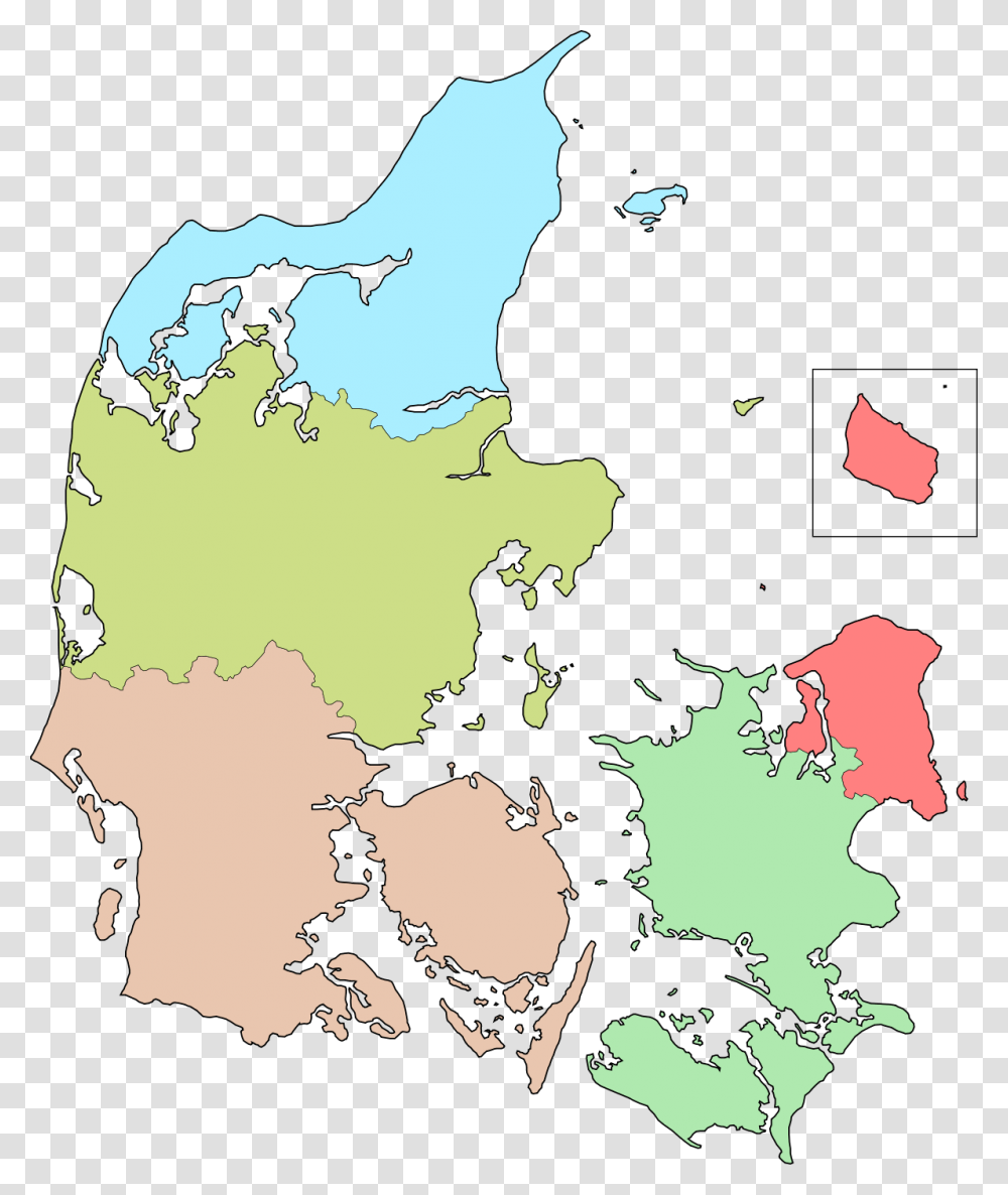 Danish Regions, Map, Diagram, Atlas, Plot Transparent Png