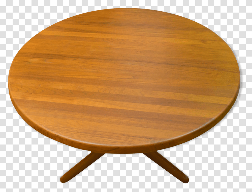 Danish Solid Teak Round Coffee Table 1970sSrc Https Coffee Table, Tabletop, Furniture, Dining Table Transparent Png