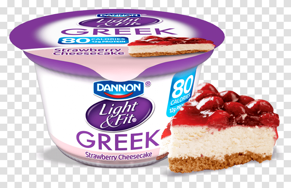 Dannon Light And Fit Greek Yogurt Salted Caramel, Dessert, Food, Cream, Creme Transparent Png