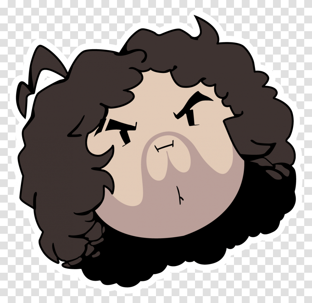 Danny Avidan Game Grumps Bud Spencer And Terence Hill Slaps And Beans, Face, Stencil Transparent Png