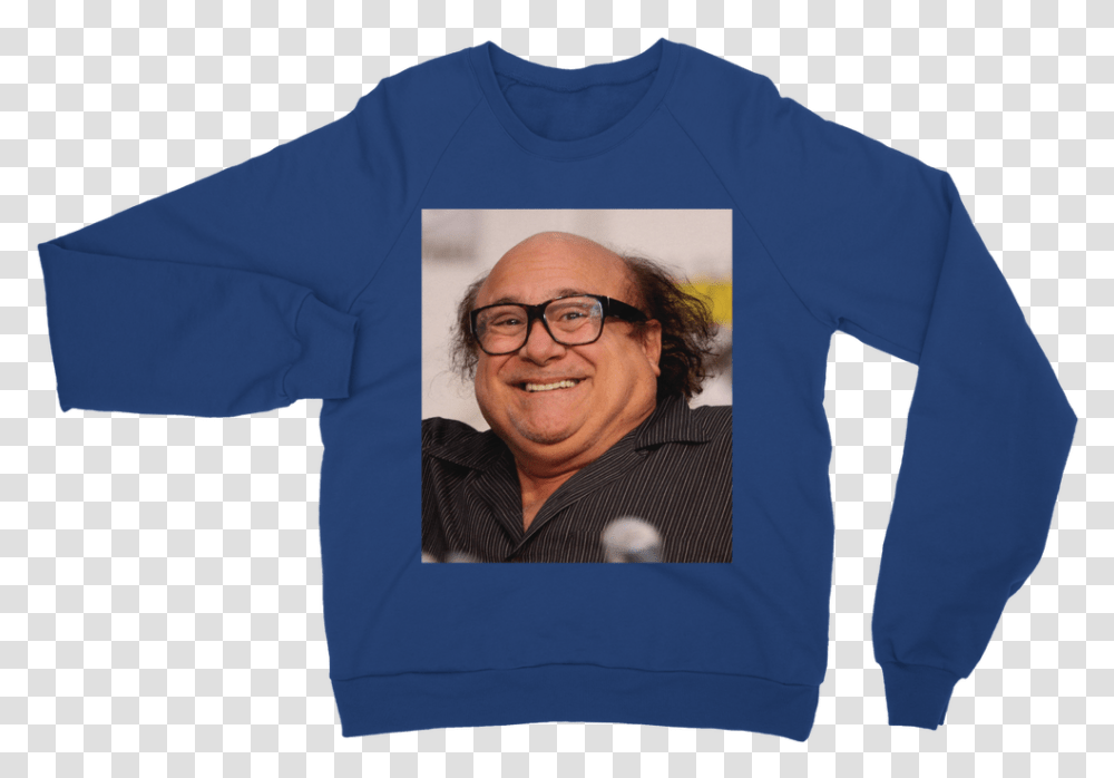 Danny Devito Classic Adult SweatshirtClass Don We Now Our Gay Apparel Sweater, Glasses, Accessories, Accessory Transparent Png
