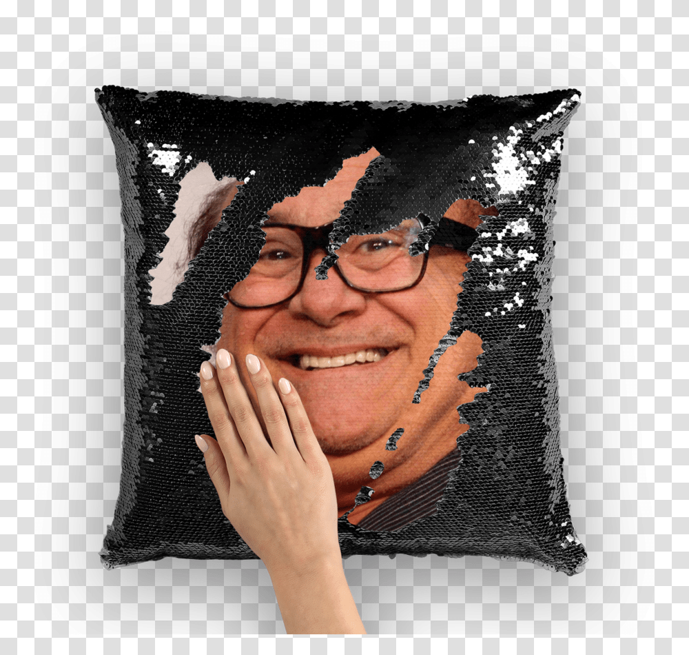 Danny Devito Small Face Gordon Ramsay, Pillow, Cushion, Person, Human Transparent Png