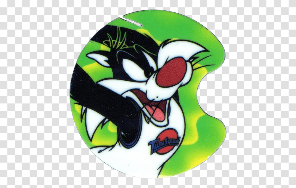Danone Space Jam 11 Sylvester Looney Tunes Sylvester Jr Space Jam, Logo, Trademark, Badge Transparent Png