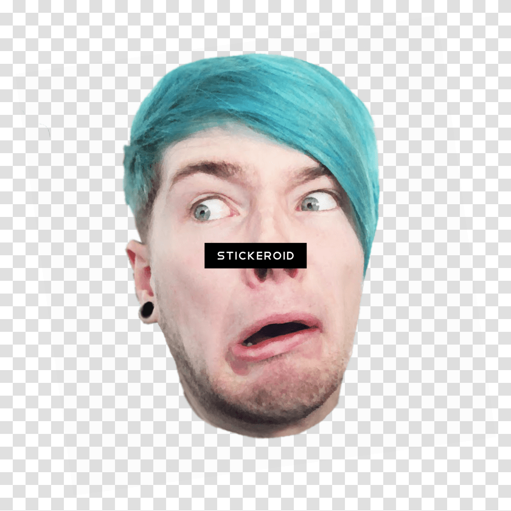 Dantdm Face, Person, Head, Portrait, Photography Transparent Png