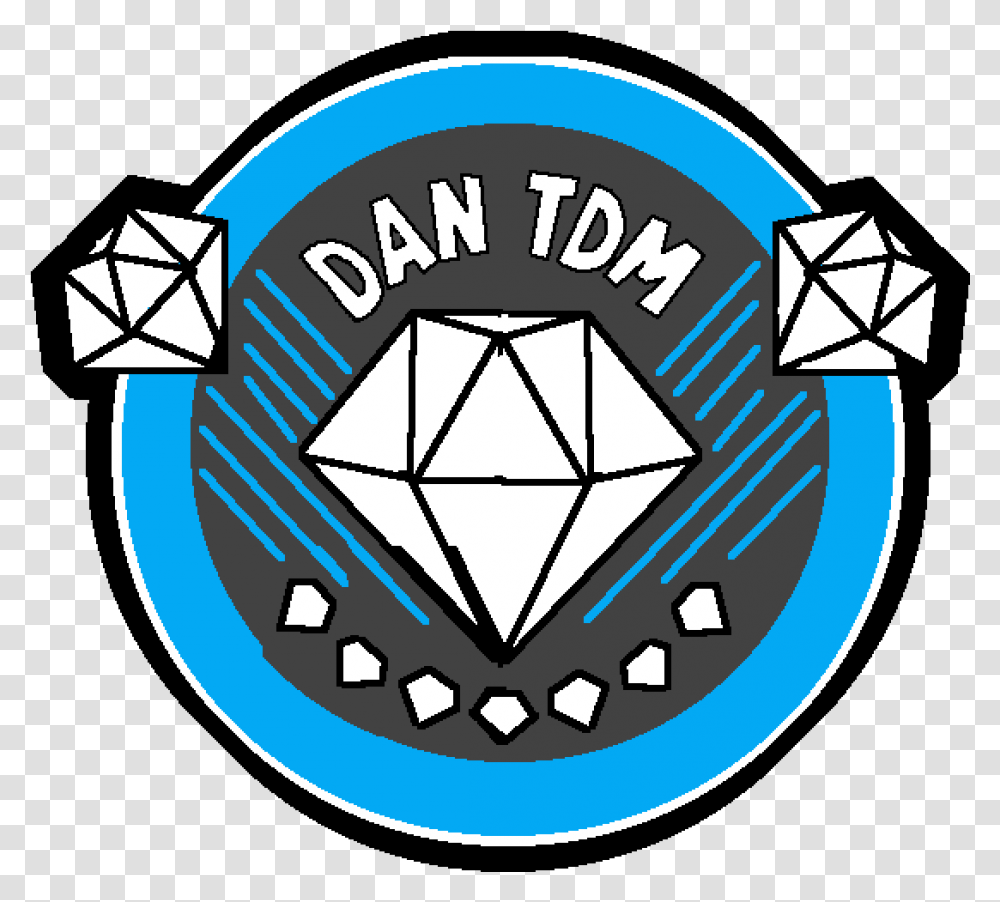 Dantdm Logo, Trademark, Badge, Emblem Transparent Png