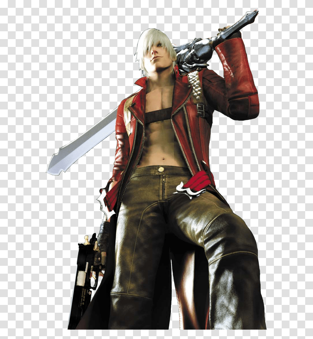 Dante Devil May Cry 3 Icon, Person, Human, Costume Transparent Png